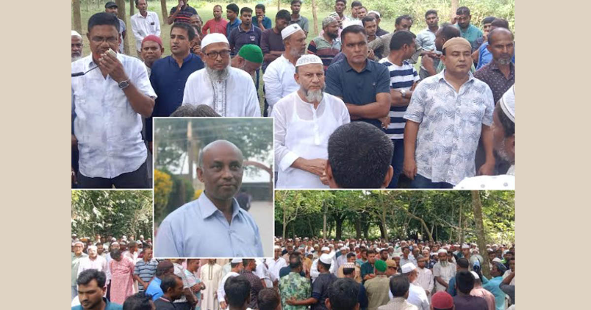 চৌগাছায় সড়ক দুর্ঘটনায় নিহত বিএনপি নেতার দাফন সম্পন্ন