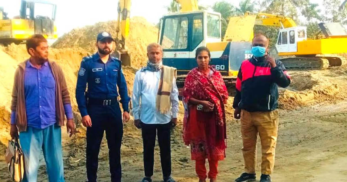 কোম্পানীগঞ্জে অবৈধ ভেকু-ট্রাক্টর-ড্রাম ট্রাক জব্দ, জরিমানা ২ লাখ