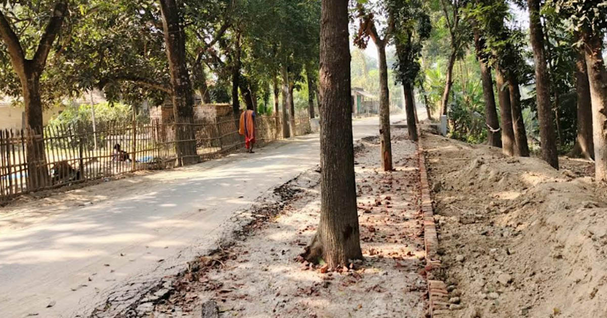দৌলতপুরে সড়ক সম্প্রসারণে দুর্নীতির অভিযোগ, এলাকাবাসীর বাধায় কাজ বন্ধ