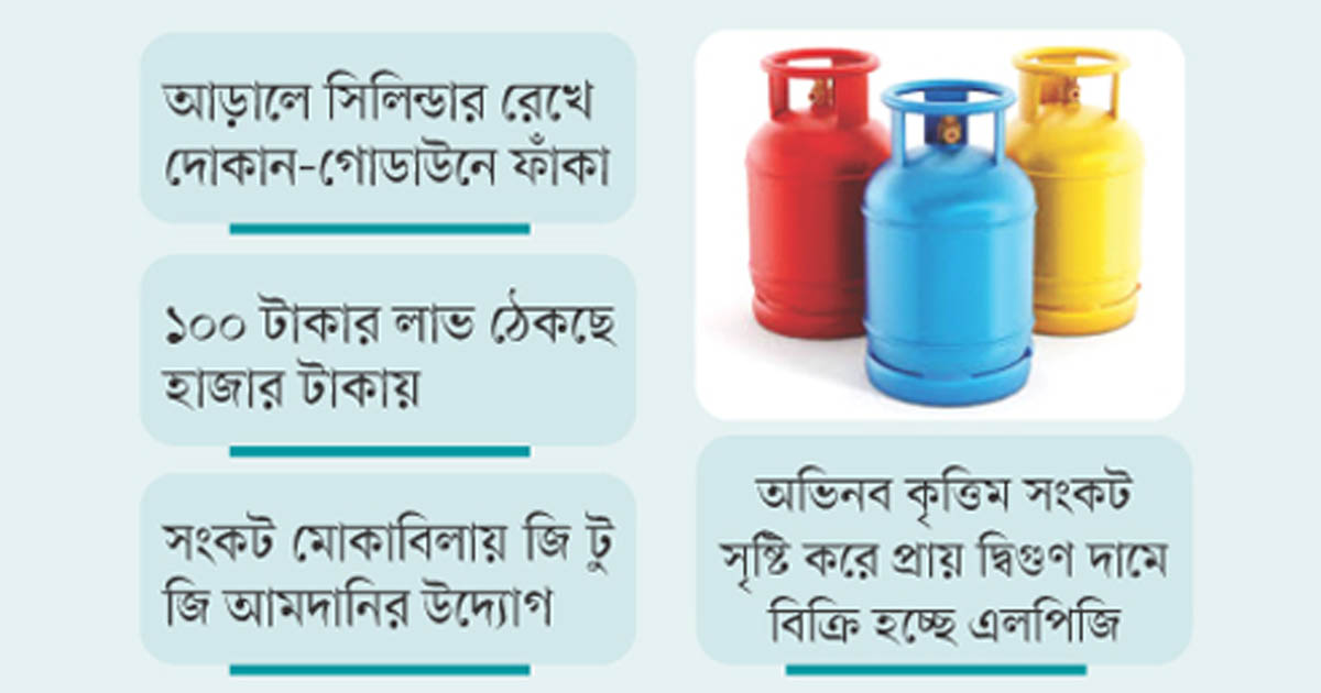 নরক গুলজারে বন্দি এলপিজি