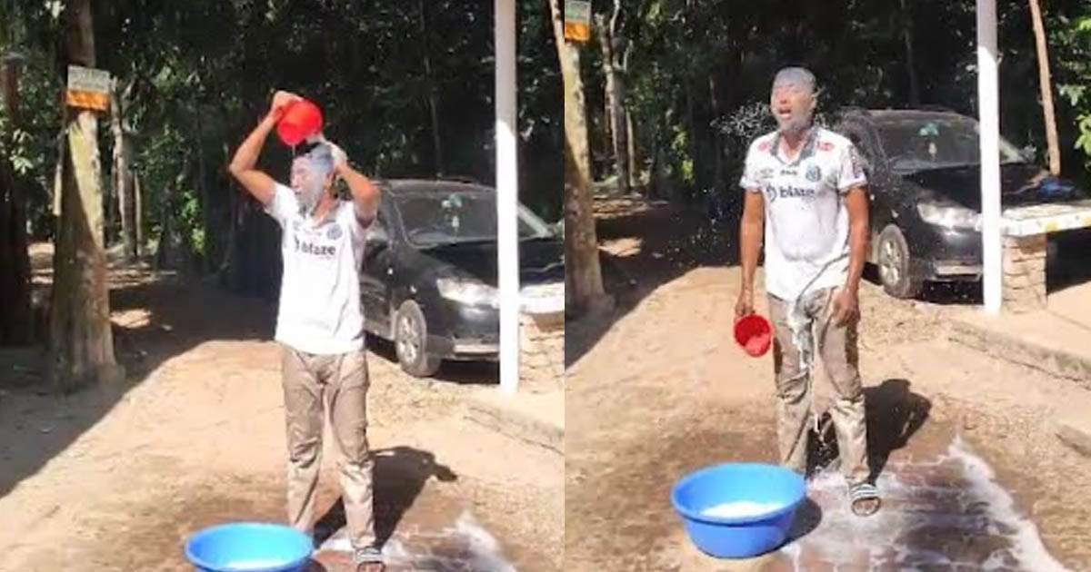 তালাকের পর দুধ দিয়ে গোসল করলেন যুবক
