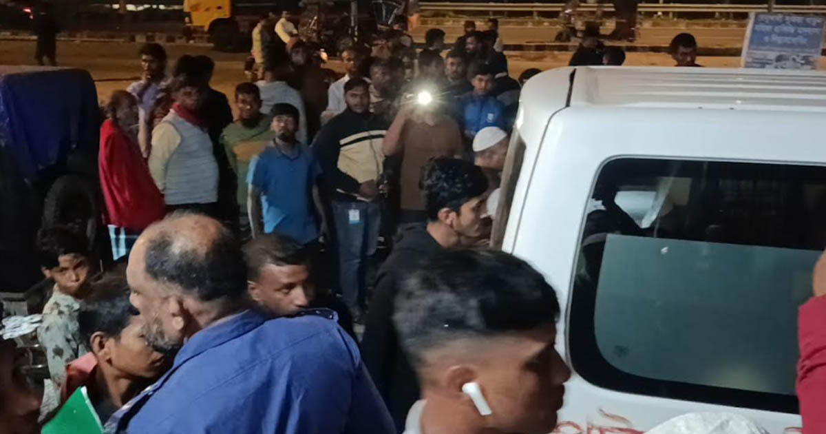 দুমকিতে অটোবাইক-মোটরসাইকেল সংঘর্ষ: চালক নিহত