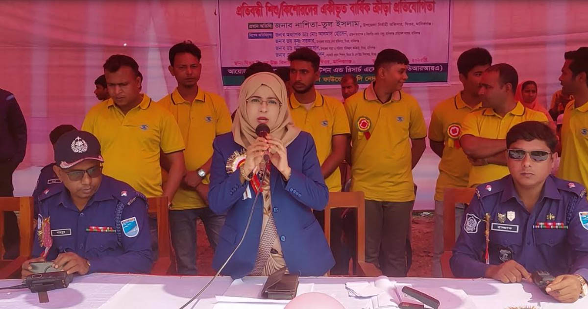 শতাধিক প্রতিবন্ধী মানুষের অংশগ্রহণে ক্রীড়া প্রতিযোগিতা