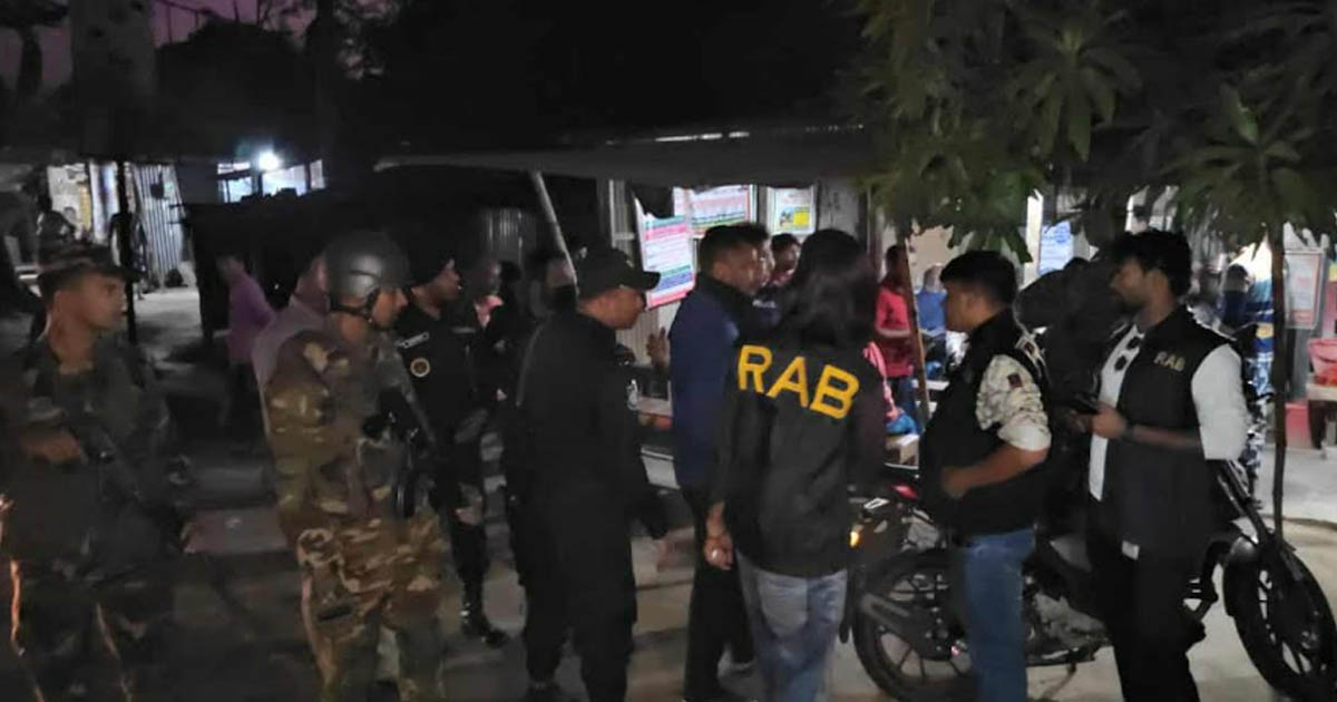 গোয়ালন্দে যৌথ বাহিনীর তল্লাশি অভিযান, লকডাউনকেন্দ্রিক নিরাপত্তা জোরদার