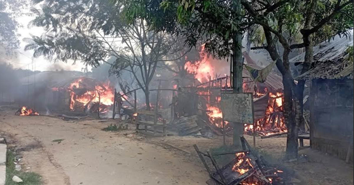 রণক্ষেত্র গুইমারা: দোকানপাট ও বাসা বাড়িতে অগ্নিসংযোগ