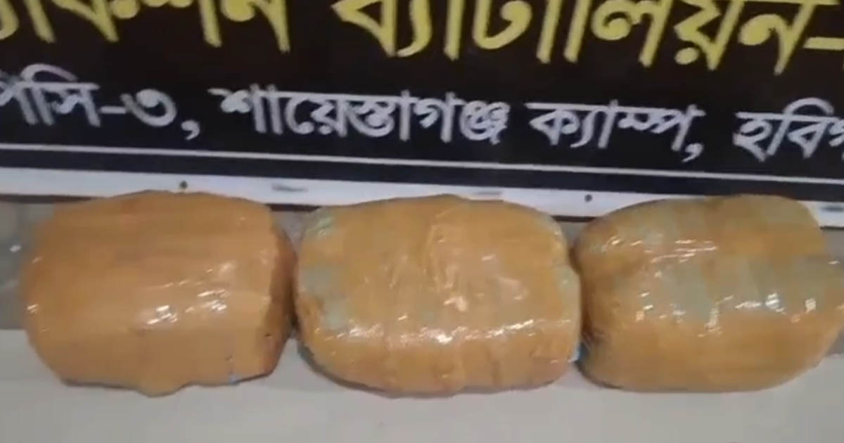 হবিগঞ্জে র‍্যাবের অভিযানে গাঁজাসহ মাদক কারবারি গ্রেপ্তার