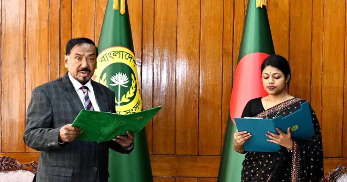 সংরক্ষিত নারী আসনে শপথ নিলেন এনসিপির নুসরাত