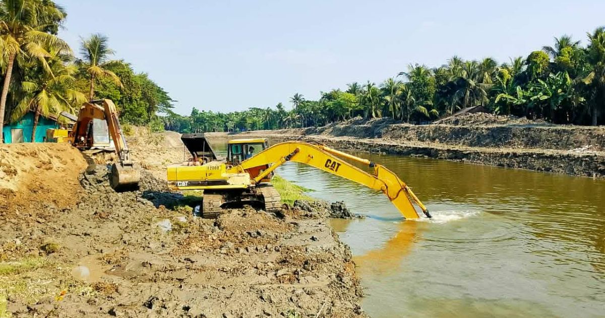ভবদহে ১০ লাখ মানুষের সামনে আশার আলো, ৫৫ শতাংশ খনন শেষ