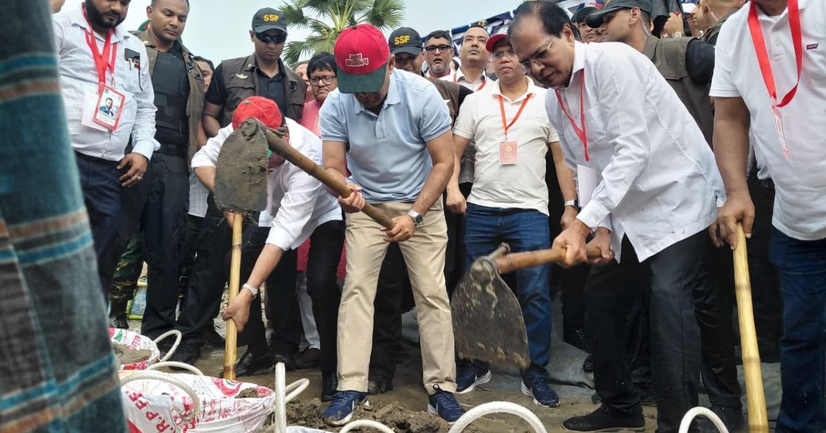 ত্রিশালে ‘ধরার খাল’ পুনঃখনন কাজের উদ্বোধন করলেন প্রধানমন্ত্রী
