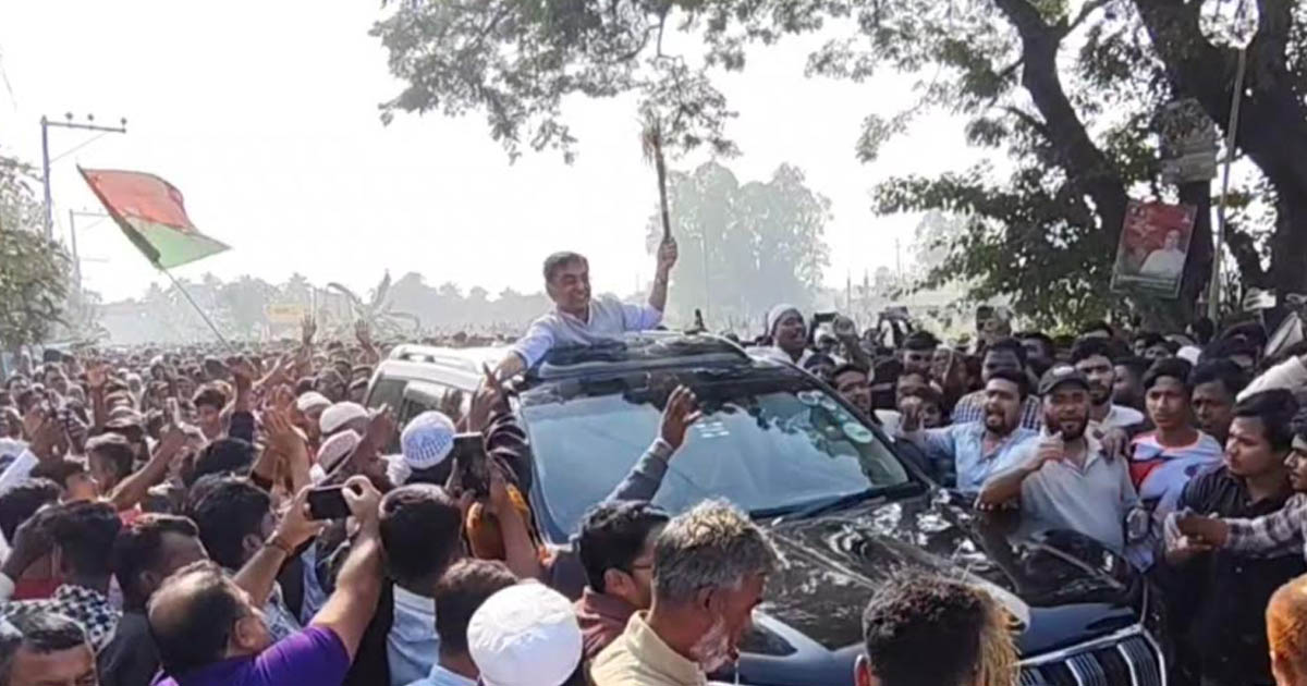 গাজীপুর-১ আসনে নেতাকর্মীদের দোয়া ও আনন্দ র‍্যালি