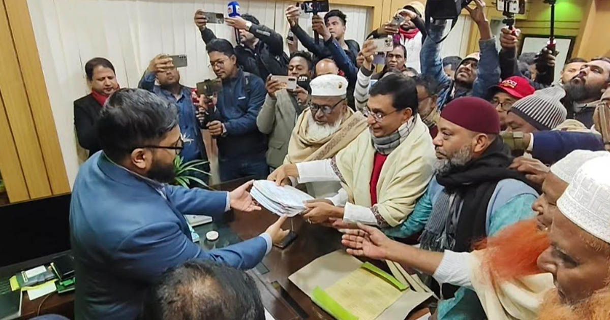 গাজীপুর-১ আসনে বিএনপি মনোনয়নপত্র দাখিল