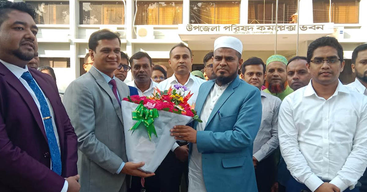 কাশিয়ানীতে জেলা প্রশাসকের বিদায় সংবর্ধনা