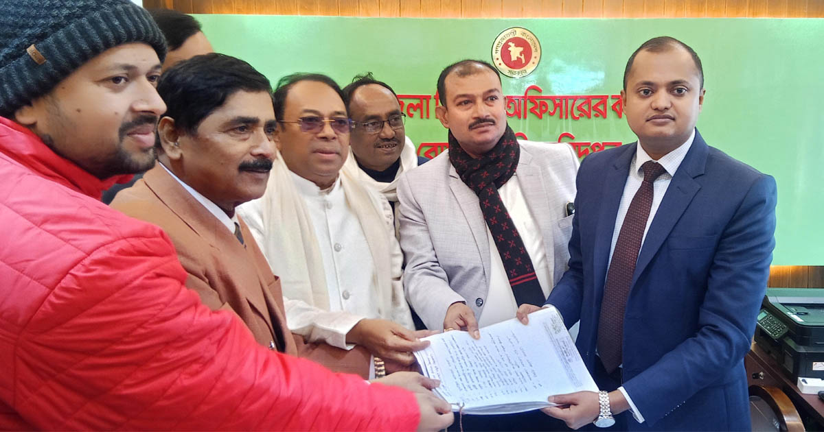 ফরিদপুর-১ আসনে খন্দকার নাসিরুল ইসলামের মনোনয়নপত্র দাখিল