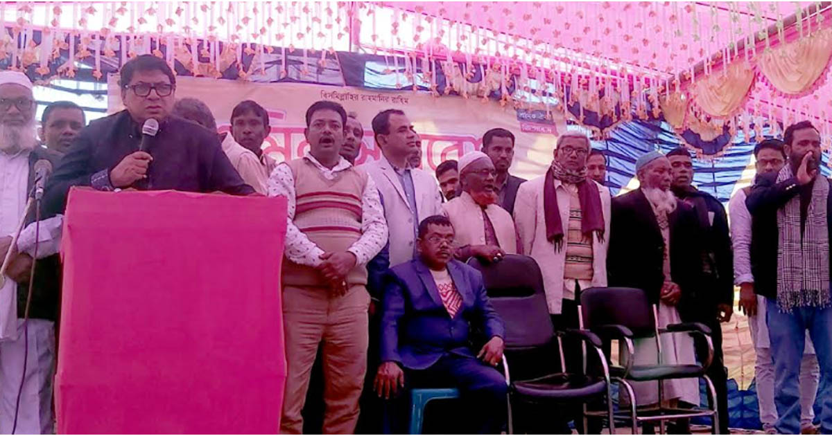 গাইবান্ধা-৩ আসনে ধানের শীষের প্রার্থীর পক্ষে শ্রমিক সমাবেশ