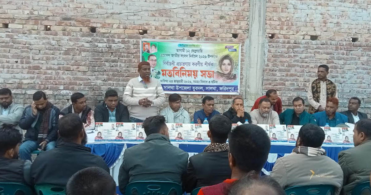 সালথায় যুবদলের নির্বাচনী প্রচারণায় করণীয় শীর্ষক মতবিনিময়