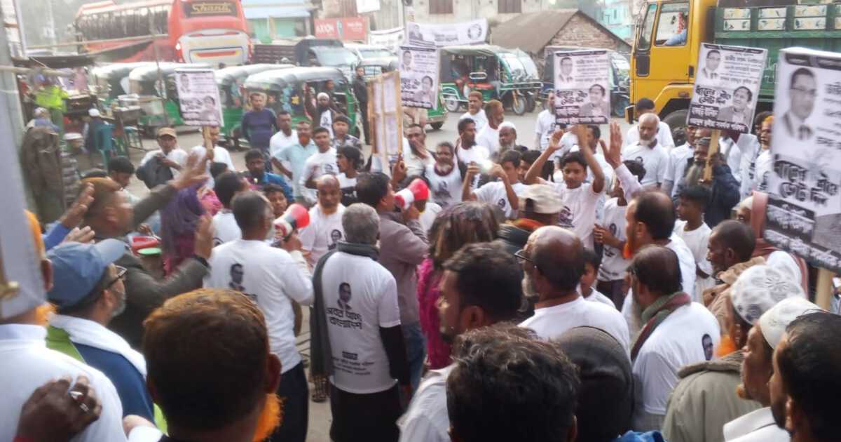 গুইমারায় ধানের শীষের সমর্থনে বিশাল মিছিল ও সমাবেশ