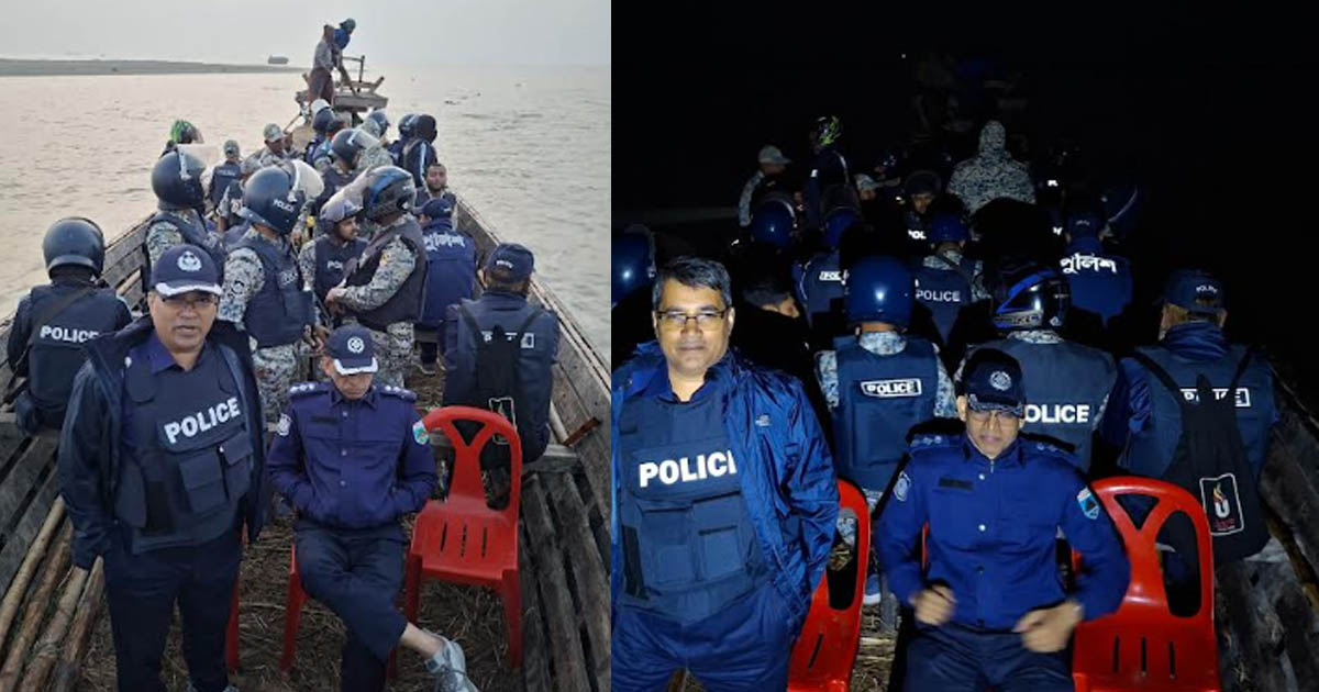নাটোরের চরাঞ্চলে পুলিশের বিশেষ অভিযান: আগ্নেয়াস্ত্রসহ ২০ জন গ্রেপ্তার