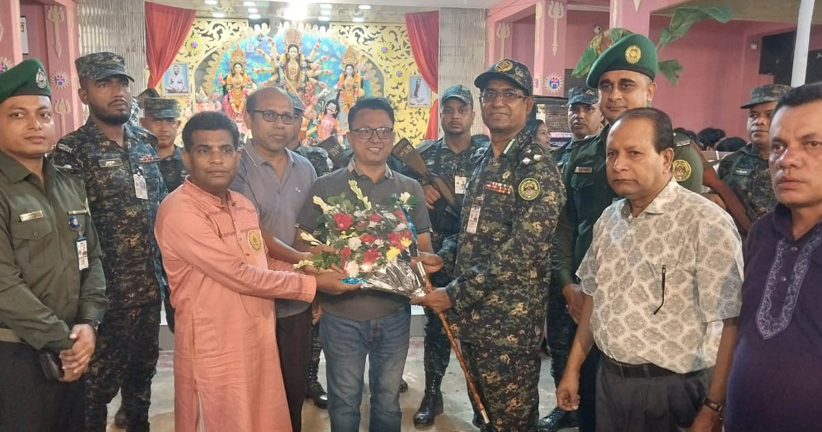 দুর্গাপূজার সর্বোচ্চ নিরাপত্তা প্রদানে কাজ করছে আনসার ও ভিডিপি