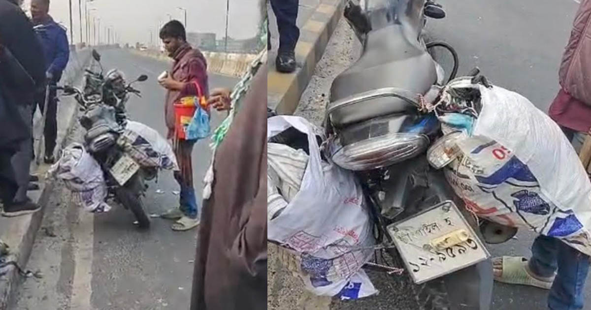 কালিয়াকৈরে চন্দ্রা ফ্লাইওভারে মোটরসাইকেল দুর্ঘটনায় একজন নিহত