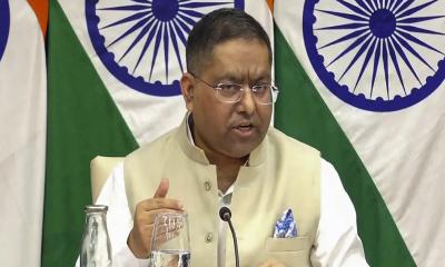 শেখ হাসিনার প্রত্যর্পণ অনুরোধ খতিয়ে দেখছে ভারত: পররাষ্ট্র মন্ত্রণালয়