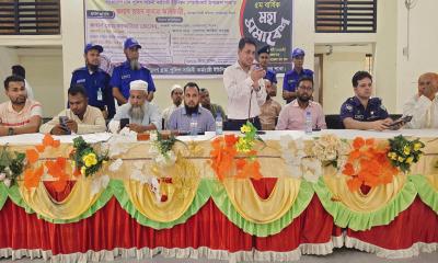 গোয়াইনঘাটে বাংলাদেশ গ্রাম পুলিশ বাহিনী কর্মচারী ইউনিয়নের মহা সমাবেশ অনুষ্ঠিত