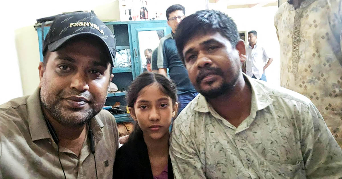 সন্দ্বীপ থেকে নিখোঁজ স্কুলছাত্রী ১৬ ঘণ্টা পর কুমিল্লায় উদ্ধার