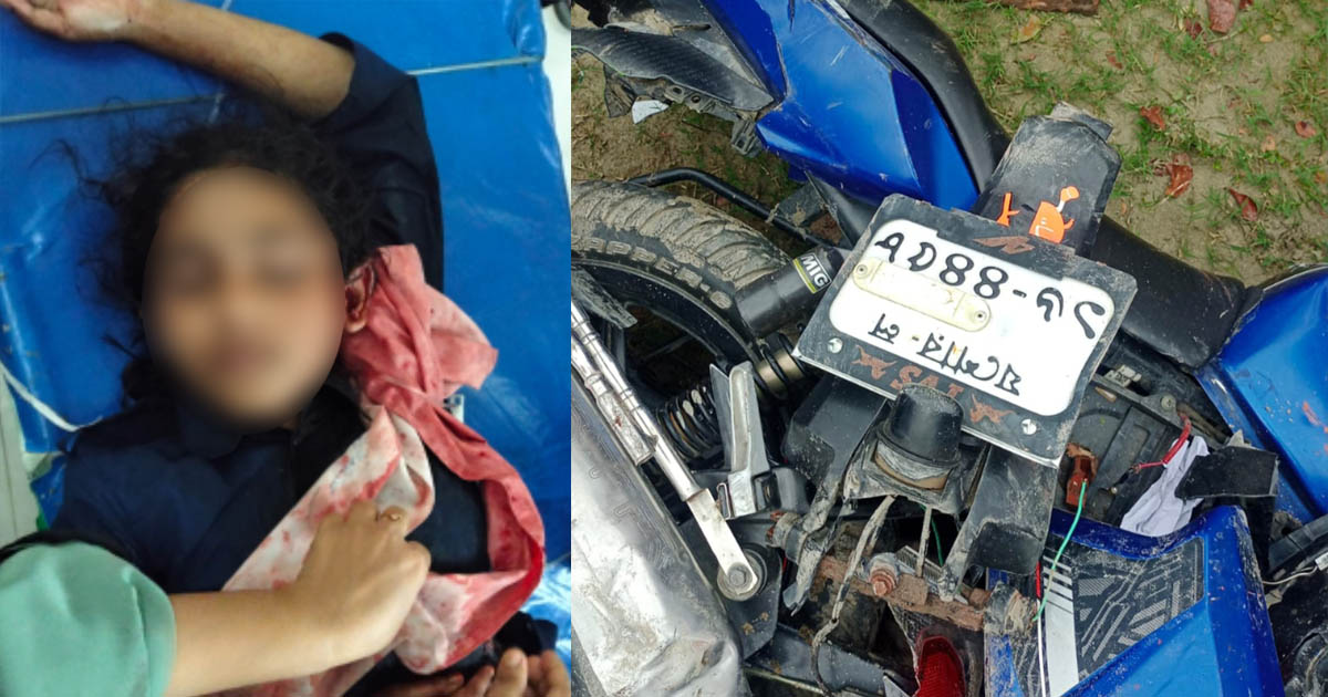 চৌগাছায় রাস্তা পার হতে গিয়ে মোটরসাইকেলের ধাক্কা, ৫ শিক্ষার্থীসহ আহত ৮