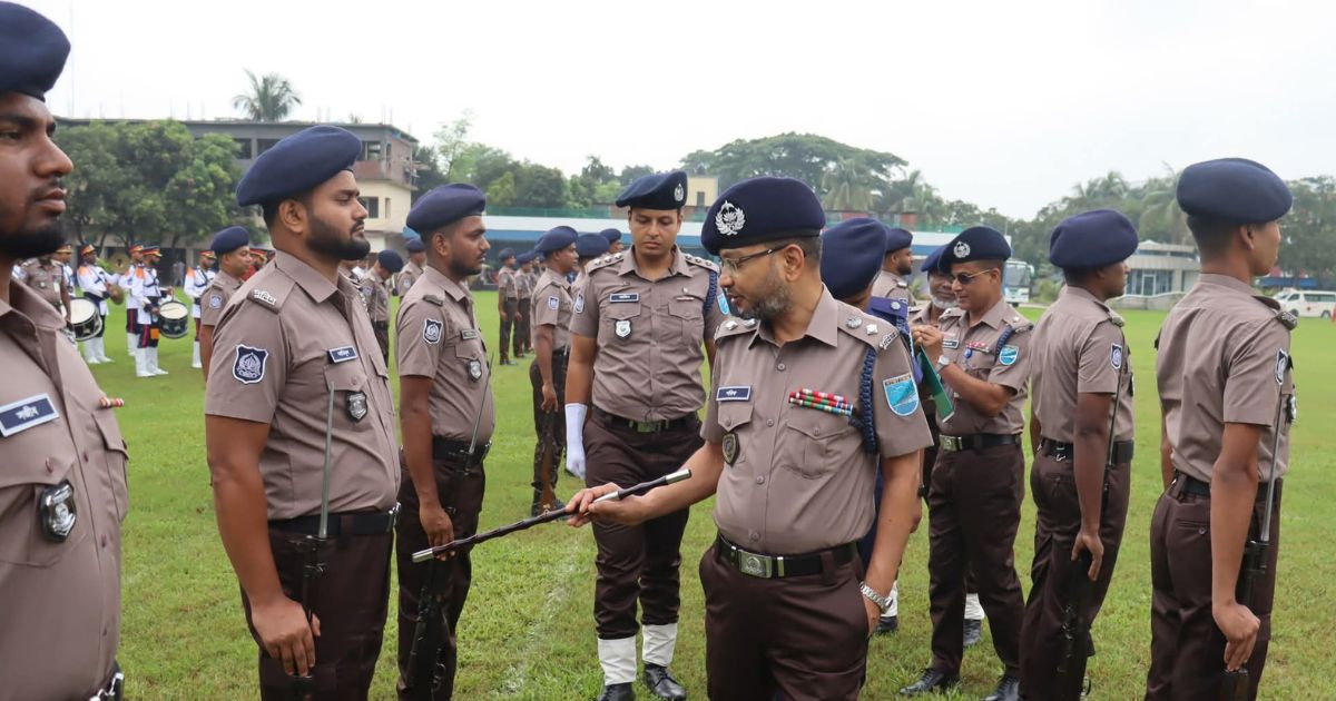 গাজীপুর জেলা পুলিশের মাস্টার প্যারেড অনুষ্ঠিত