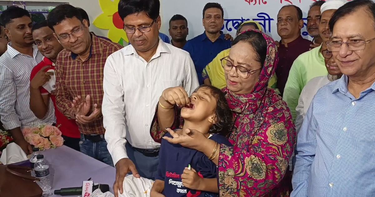 বরিশালে ভিটামিন ‘এ’ প্লাস ক্যাম্পেইন উদ্বোধন