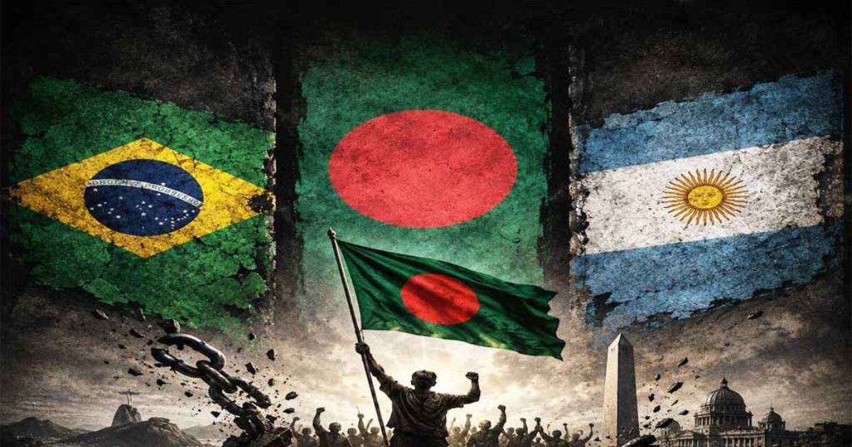 ব্রাজিল নাকি আর্জেন্টিনা, বাংলাদেশকে আগে স্বীকৃতি দিয়েছে কোন দেশ?