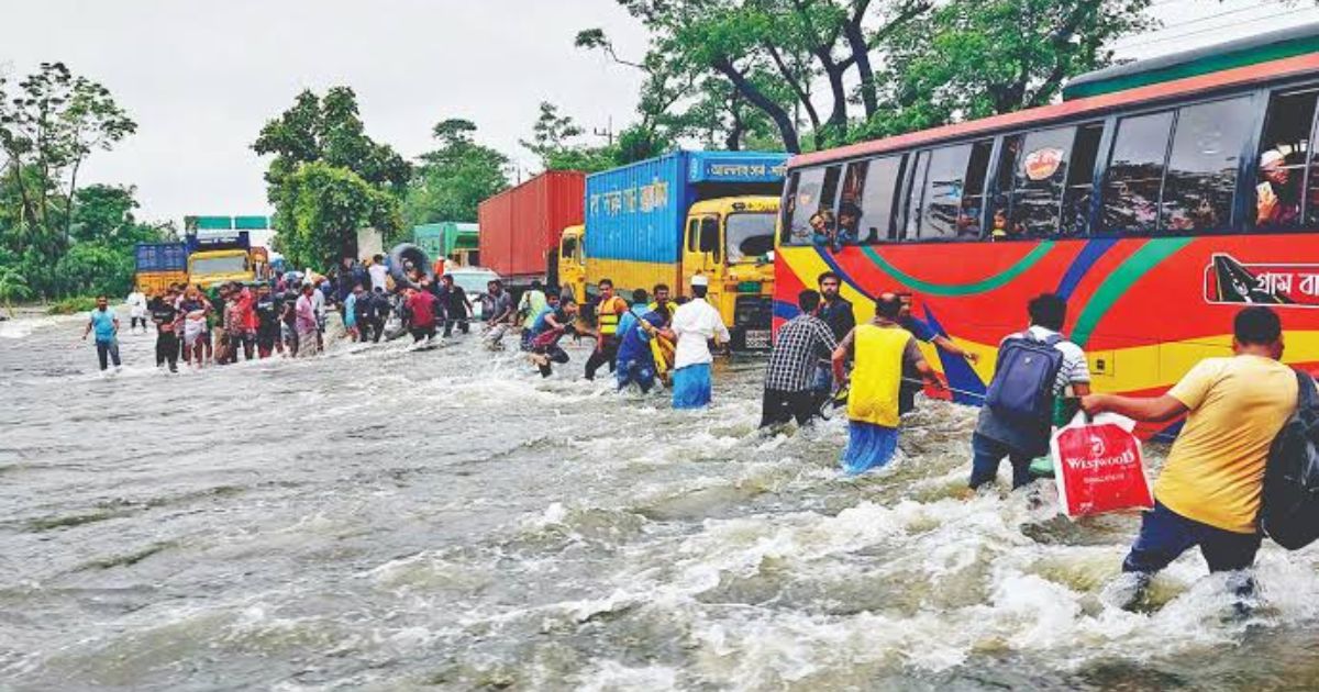 ফেনীতে টানা বৃষ্টিতে আবারও বন্যার শঙ্কা