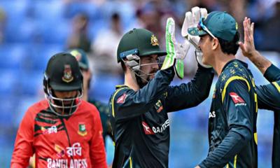 বাংলাদেশকে হারিয়ে টি-টোয়েন্টি সিরিজ জিতল অস্ট্রেলিয়া