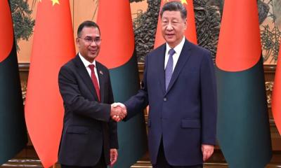 শি জিনপিংয়ের সঙ্গে প্রধানমন্ত্রী তারেক রহমানের বৈঠক শুরু