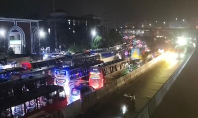ঢাকা-টাঙ্গাইল মহাসড়কে ২৩ কিলোমিটার যানজট, ভোগান্তিতে ঘরমুখো মানুষ