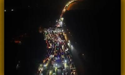 যমুনা সেতুতে ২৪ ঘণ্টায় ২৪ দুর্ঘটনা, ১৫ কিমি যানজট