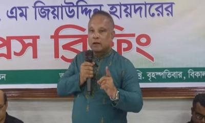 ঝালকাঠিতে ৩১ দফা ও স্বাস্থ্যসেবা নিয়ে প্রেস ব্রিফিং