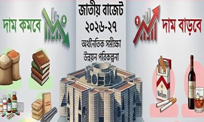 বাজেটে কোন পণ্যের দাম বাড়ল, আর কোনটির কমল?