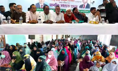 প্রধানমন্ত্রীর সহায়তায় হাসি ফুটল ২২০ অসহায় নারীর মুখে