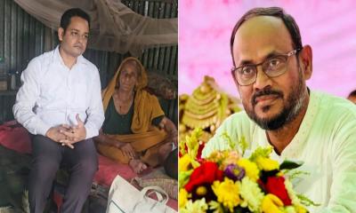 অসহায় বৃদ্ধা জয়গুনের পাশে দাঁড়ালেন প্রতিমন্ত্রী সুলতান সালাউদ্দিন টুকু