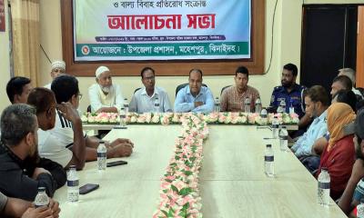 গুজব, মাদক ও বাল্যবিয়ে রোধে মহেশপুরে সচেতনতা সভা