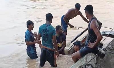 পাহাড়ি ঢলে ঘরসহ ভেসে যাওয়া যুবকের মরদেহ উদ্ধার