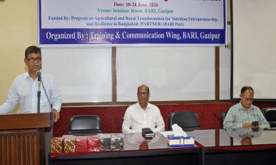 বারিতে নতুন উদ্ভাবিত প্রযুক্তি বিষয়ক প্রশিক্ষণ সম্পন্ন