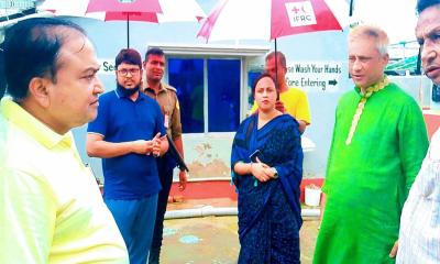 উখিয়ায় দুর্যোগপ্রবণ এলাকা পরিদর্শনে ইউএনও, প্রস্তুত ৪৫ সাইক্লোন সেন্টার