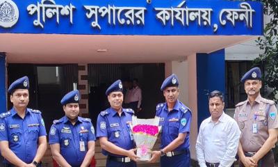 ফেনীতে নবাগত পুলিশ সুপার প্রত্যুষ কুমার মজুমদারের দায়িত্ব গ্রহণ