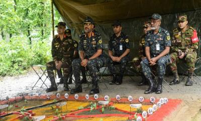 সেনাবাহিনীর মহড়ায় এবার আনসার-ভিডিপি, পরিদর্শনে মহাপরিচালক