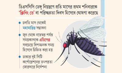 দেশজুড়ে ডেঙ্গুর ভয়াবহতার শঙ্কা