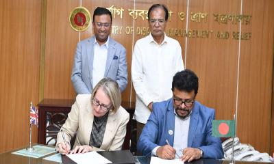 দুর্যোগ ব্যবস্থাপনা ও মানবিক সহযোগিতা জোরদারে যুক্তরাজ্য ও আইআরসির সঙ্গে সমঝোতা স্মারক সই