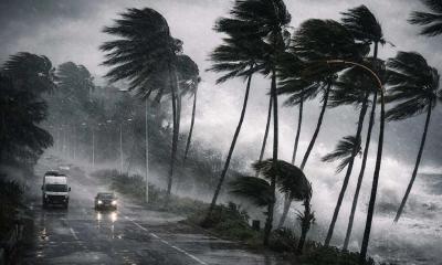 ১১ জেলায় ৬০ কিমি বেগে ঝড় ও বজ্রবৃষ্টির শঙ্কা