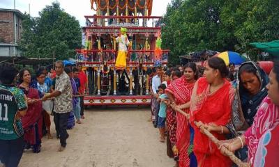 কোটচাঁদপুরে জগন্নাথদেবের রথযাত্রা অনুষ্ঠিত