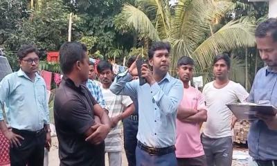 করতোয়া নদীতে অবৈধ বালু উত্তোলনের দায়ে জরিমানা
